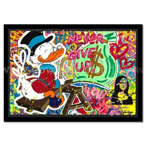 Nastya Rovenskaya, "Playing with Money" Hand Signed Original Fine Art