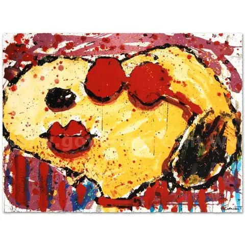 Tom Everhart, "Very Cool Dog Lips In Brentwood" Limited Edition Fine Art