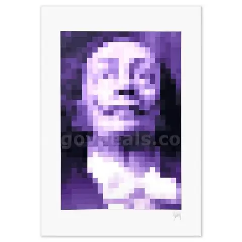 Yvaral (1934-2002), "Face of Dali 1" Limited Edition Fine Art