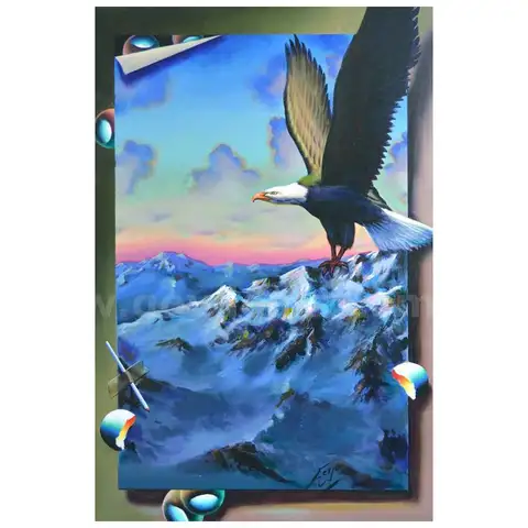 Ferjo, "Majestic Flight" Original Fine Art
