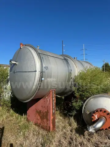 Horizontal Fat Separator Tank, Stainless Steel, MFG: Four Corp, Qty 1