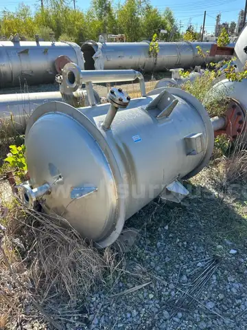 Vertical Fatty Matter Receiver Tank, Stainless Steel, MFG: Four Corp, Qty 1