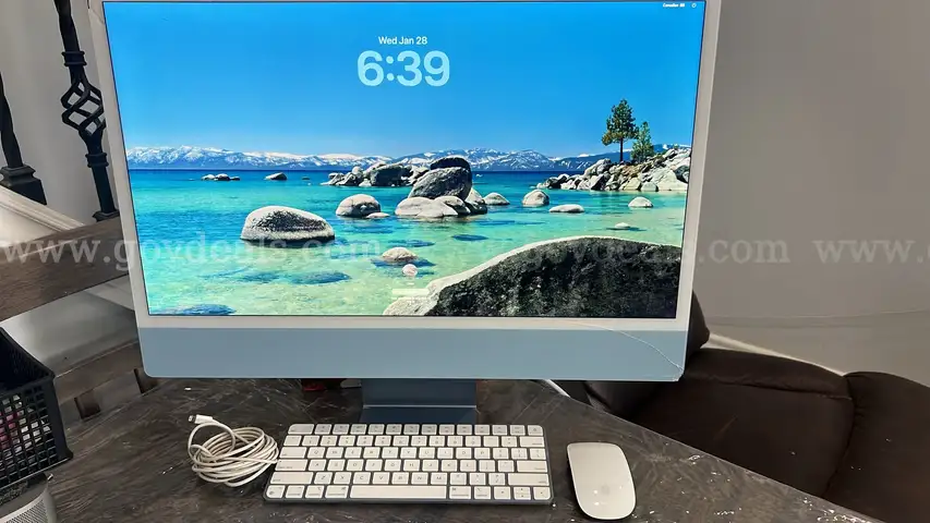  iMac M1 2021 8gb ram 256gb ssd 24" (Read Description) lot of 1