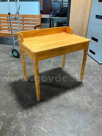 Solid Wood Small Desk Table Furniture Home School Business Apartment