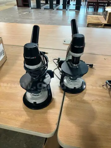 Bausch & Lomb Microscopes lot of 2 School University Science Physics Biology Lab Equipment