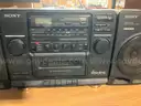 SONY CD Radio Cassette Recorder Stereo Boombox Audio Equipment