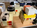 KODAK Fabrics & Textiles Educational Slides Carousels Storage Boxes Large Photography Equipment lot