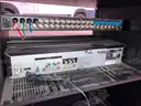 Audio Components Rack Crown Amp LG DVD/VHS Home Office Business School Equipment