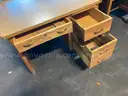 Small Wood Desk Home Shop Office Business Furniture Storage School Dorm Garage
