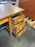 Small Wood Desk Home Shop Office Business Furniture Storage School Dorm Garage