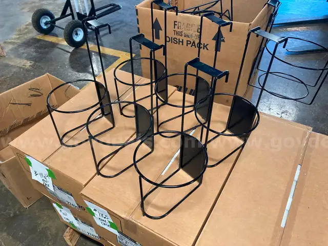 Wire Hangers for Deck Porch Patio Yard Garden Plants 6" inch lot of 6 ea.