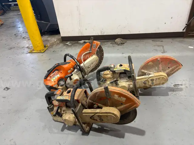 LOT #1 3 Stihl Concrete saws- 1 TS420 and 2 TS460