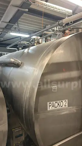 GEA Stainless Steel Industrial Mixing/Storage Tank System (2020)