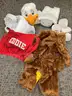 EDDIE EAGLE AND SCRUFF MASCOT OUTFITS