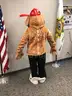 EDDIE EAGLE AND SCRUFF MASCOT OUTFITS