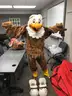 EDDIE EAGLE AND SCRUFF MASCOT OUTFITS
