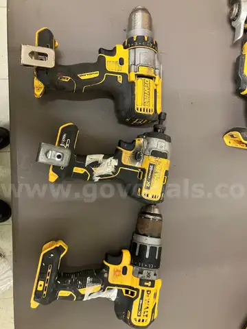 (3) Dewalt 20v Drills