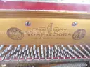 Vintage Vose & Sons Piano -Carved Wood