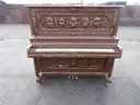 Vintage Vose & Sons Piano -Carved Wood