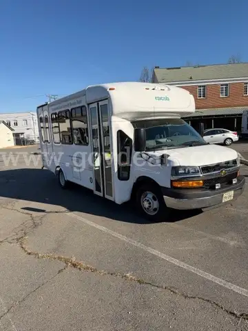 2016 Chevrolet Express  14 Passenger Body on Chassis with 3 wheelchair securement positions and wheelchair lift