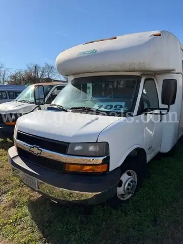 2014 Chevrolet Express 14 Passenger Body on Chassis with 3 wheelchair securement locations and wheelchair lift
