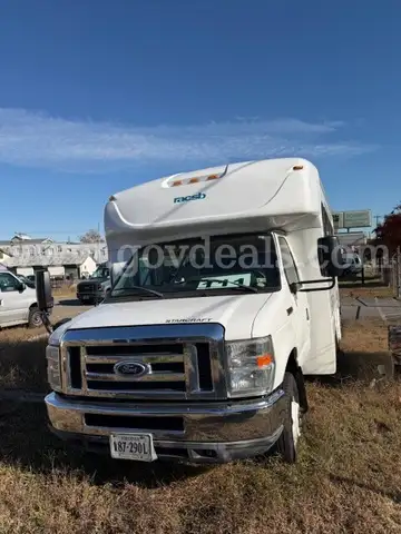 2015 Ford E450 14 Passenger van with 3 wheelchair securement locations and wheelchair lift
