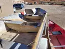 1977 14ft Aluminum VAB Boat w/ 25HP Mercury Outboard &#x26; Single-Axle Trailer