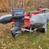Military Search &#x26; Rescue Boat w/ Trailer - Two Forward