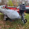 Military Search &#x26; Rescue Boat w/ Trailer - Two Forward
