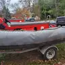 Military Search &#x26; Rescue Boat w/ Trailer - Two Forward
