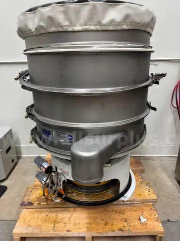 SWECO HX30 Round Vibratory Separator / Screener, stainless steel, multi-deck configuration, industrial powder and granul