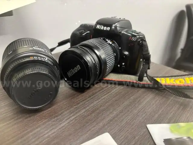 Nikon N50 35mm Camera with additional lenses