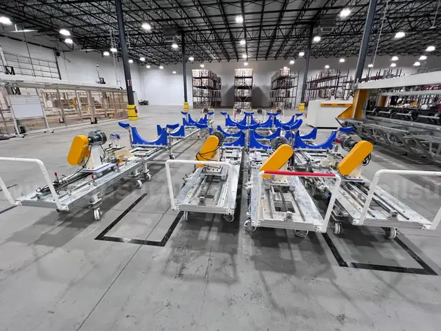 20’ substructure carts with rotating devices  ( Set of 4 )