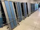 Lot of (21) Cafeteria Tables And Chairs