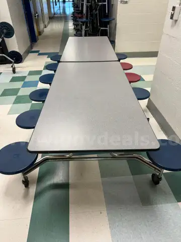 Lot of (19) Cafeteria Tables