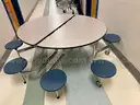 Lot of (19) Cafeteria Tables