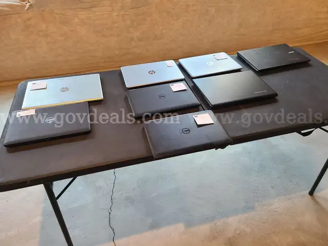 Lot of 8 assorted laptops, working condition - HP, Dell, Acer & Lenovo with Windows 11 installed