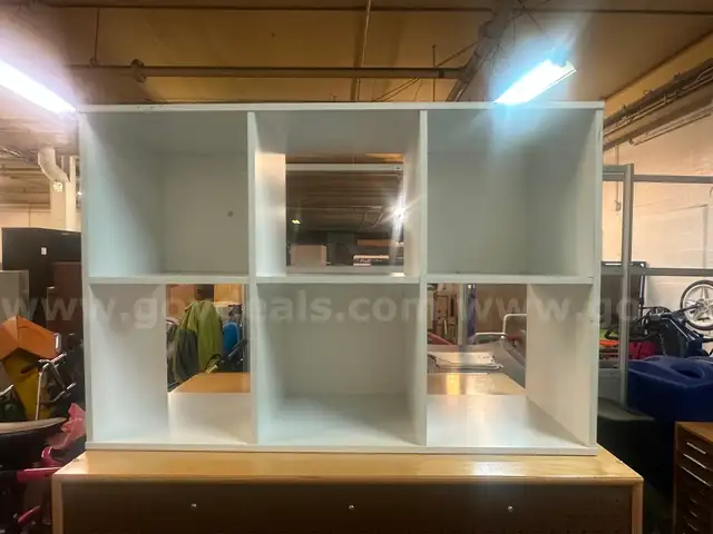 White Cube Shelving Unit