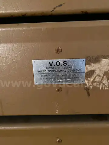 V.O.S. Vecto Educational Company Gymnasium Seating - Qty 6