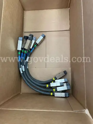 Lot of 48 Cisco, LEONI & Molex BladeStack and Stack Cables
