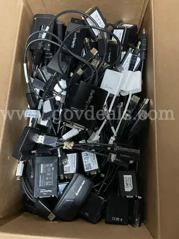 Large Lot of 131 Video Display Adapters – DisplayPort, HDMI, VGA, DVI, USB Converters – Mixed Brands