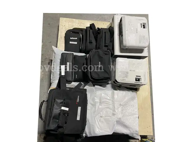 Lot of 19 Projectors – ViewSonic, Epson, Panasonic, Sony, InFocus, Dell – Mixed Condition