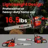 XtremepowerUS 22" Chainsaw 58cc Gas Engine Wood Cutting Aluminum Gasoline Gas 2-Stroke Chainsaw