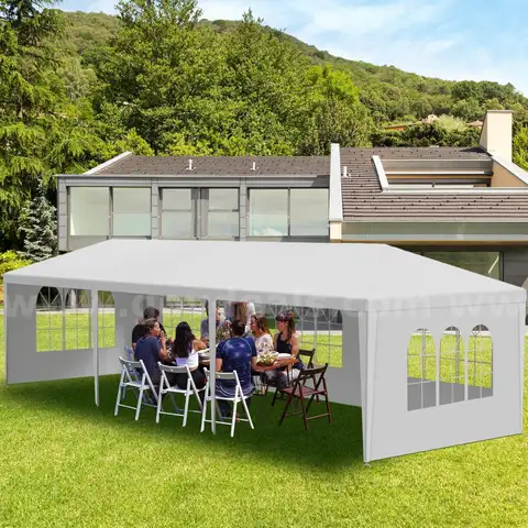 NEW - FREE SHIPPING 10x30 White Outdoor Party Tent