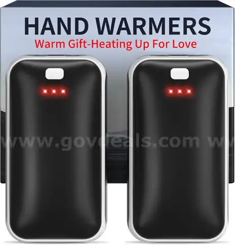 Lerat Hand Warmers Rechargeable, 2 Pack Electric Hand Warmer, Reusable Portable Pocket Heater USB Handwarmers