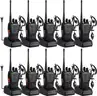 Baofeng Walkie Talkies 888S Long Range 16 Channel Radio Handheld Two Way Radios Li-ion Batteries and chargers 10 pack