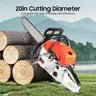 *NEW* 22 Inch, 52CC Single Cylinder Air-cooled 2 Stroke Engine Gasoline Chainsaw *Free Shipping*