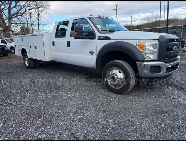 2016 FORD F-450 4X4 SUPERDUTY CREW CAB SERVICE BODY