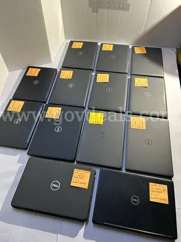Lot of 13 Dell Laptops all Windows 11 Compatible