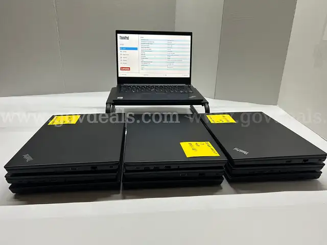 Lot of 10 Lenovo Thinkpad Laptops Type: 20RA-0051US (2020)
